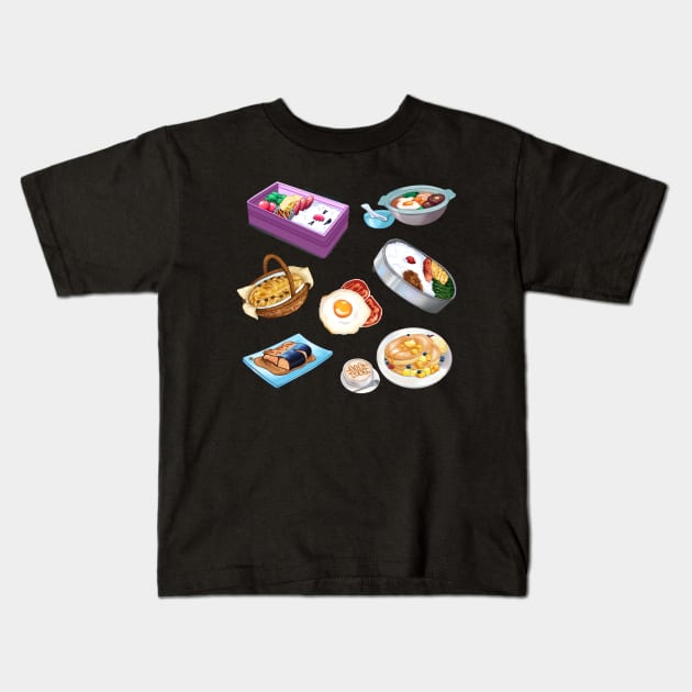 Anime Food Kids T-Shirt by 1 in 100